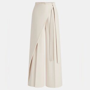 Commense Asymmetric Wrap Wide-Leg Pants